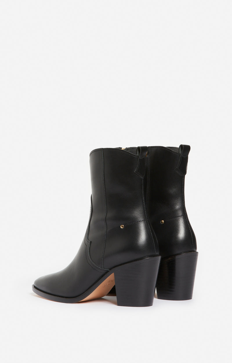 Santiag 45MM Boot in Noir