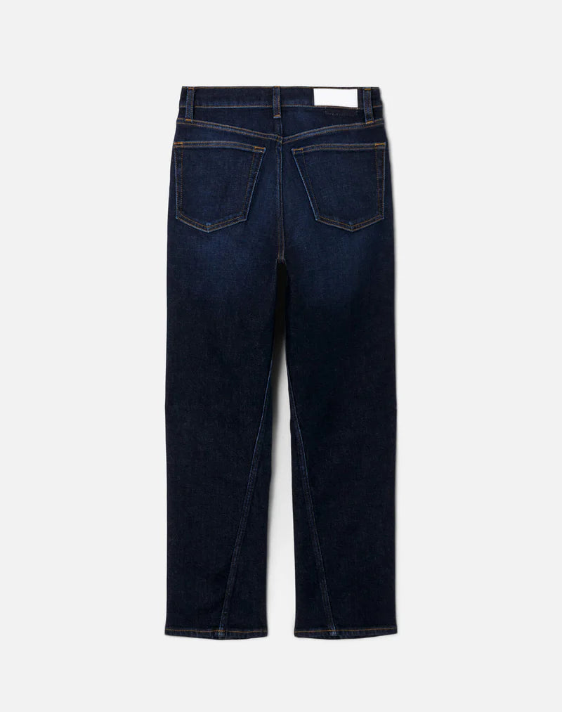 Twisted Stove Pipe Jean in Dark Lady Blue
