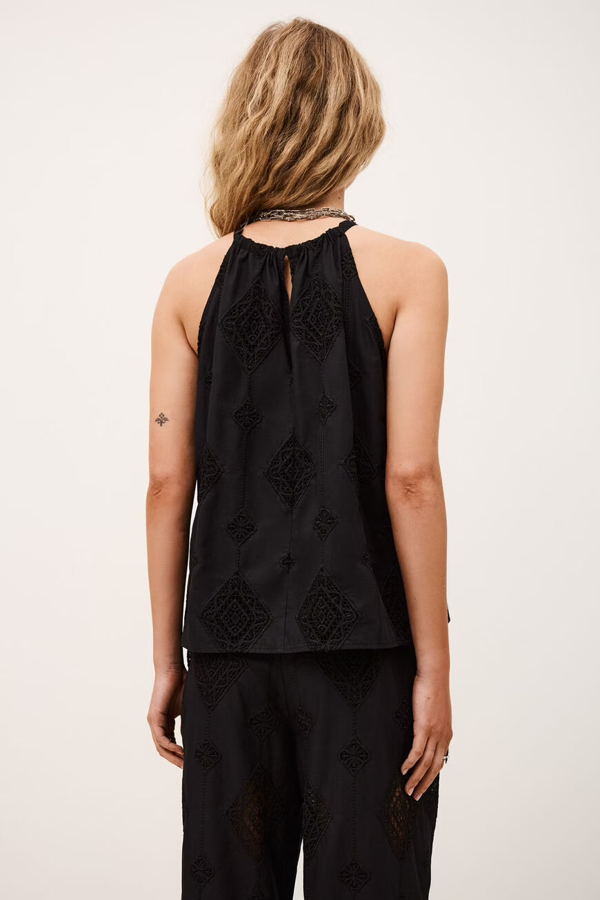 Maxi Top in Noir