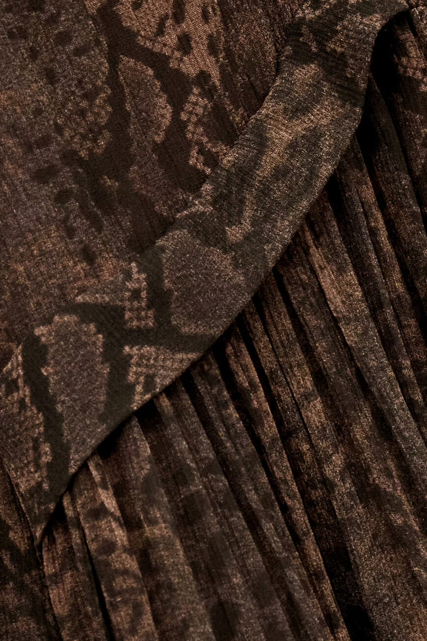 Simba Short Dress in Marron