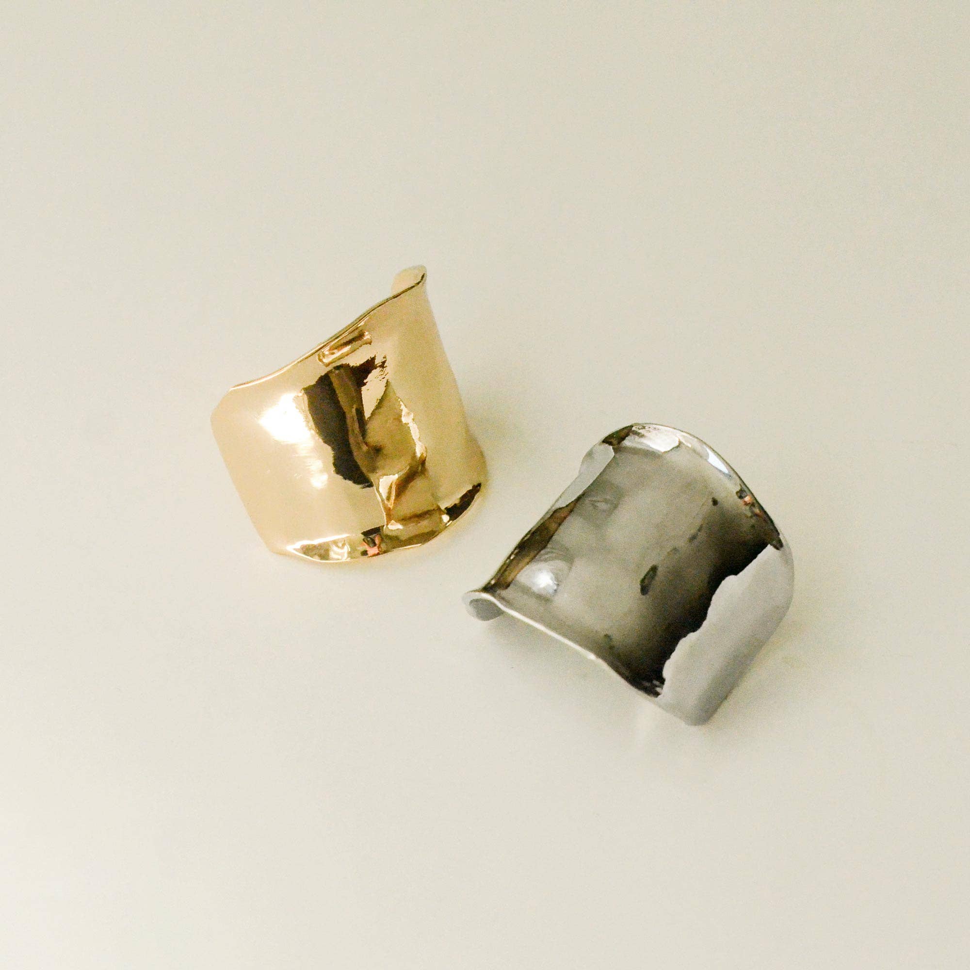 Metal Hair Ponytail Cuff Stick | Gold