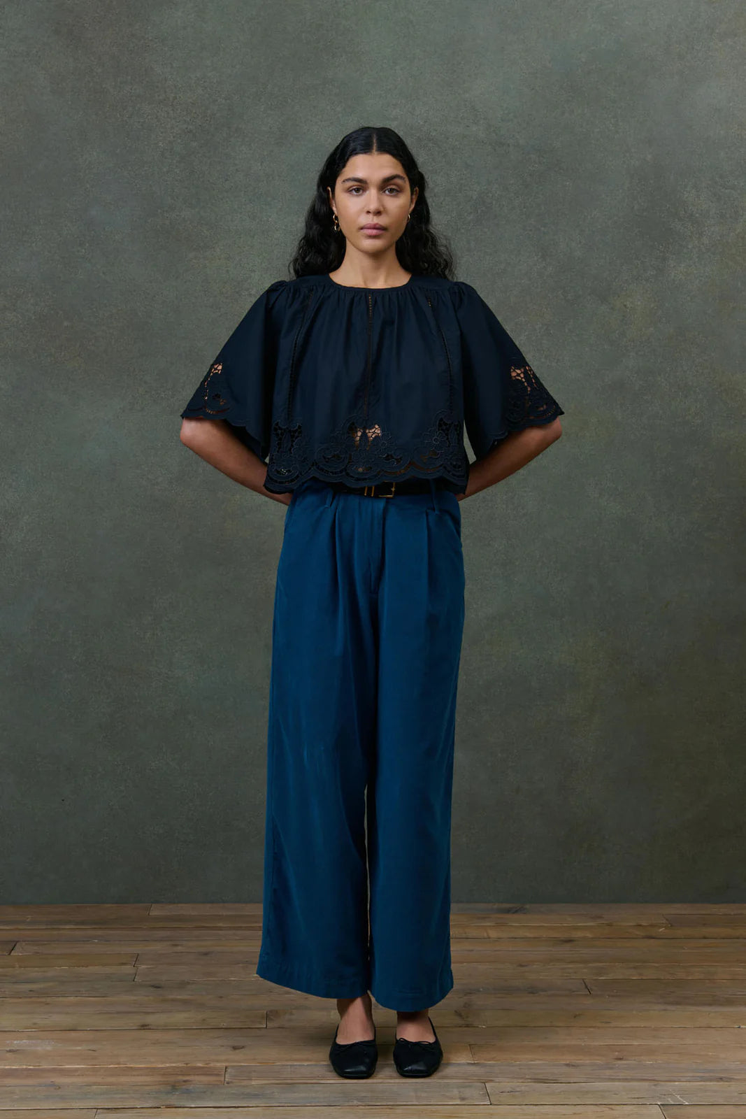 Louviana Blouse in Black