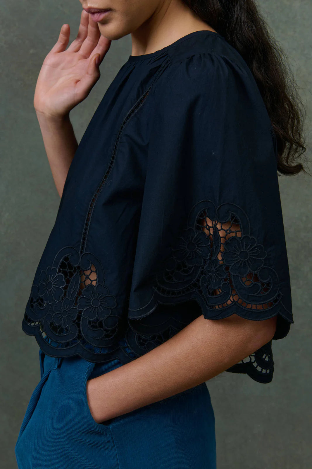 Louviana Blouse in Black