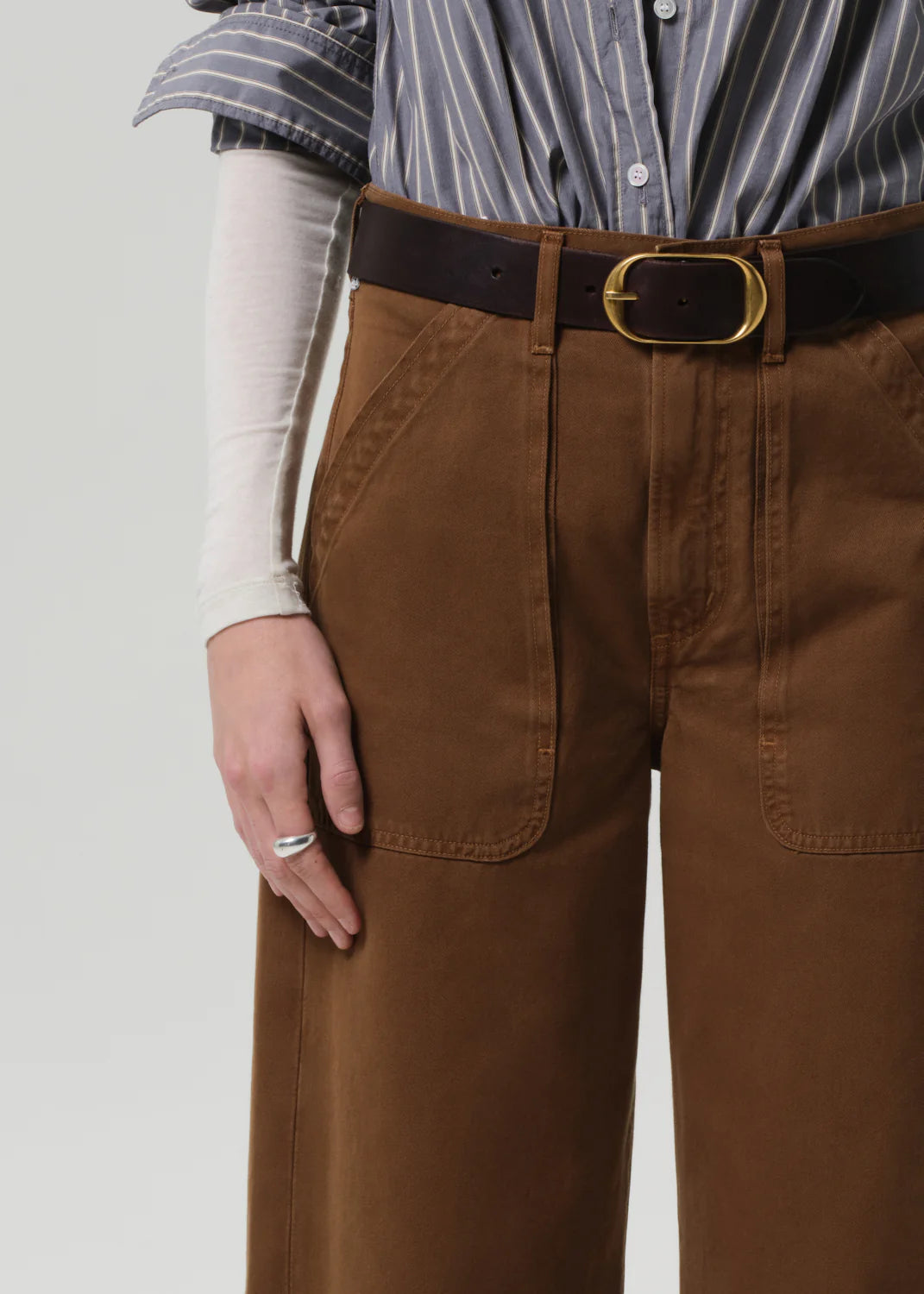 Ayla Cargo Pant in Bronze