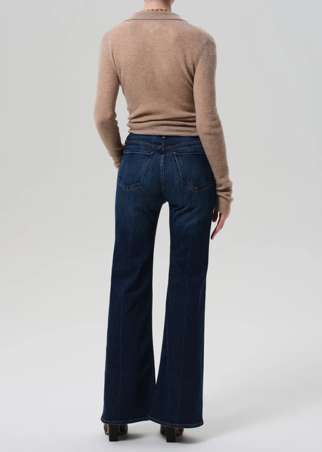 Kimberly Patch Pocket Flare Jean in Mirka
