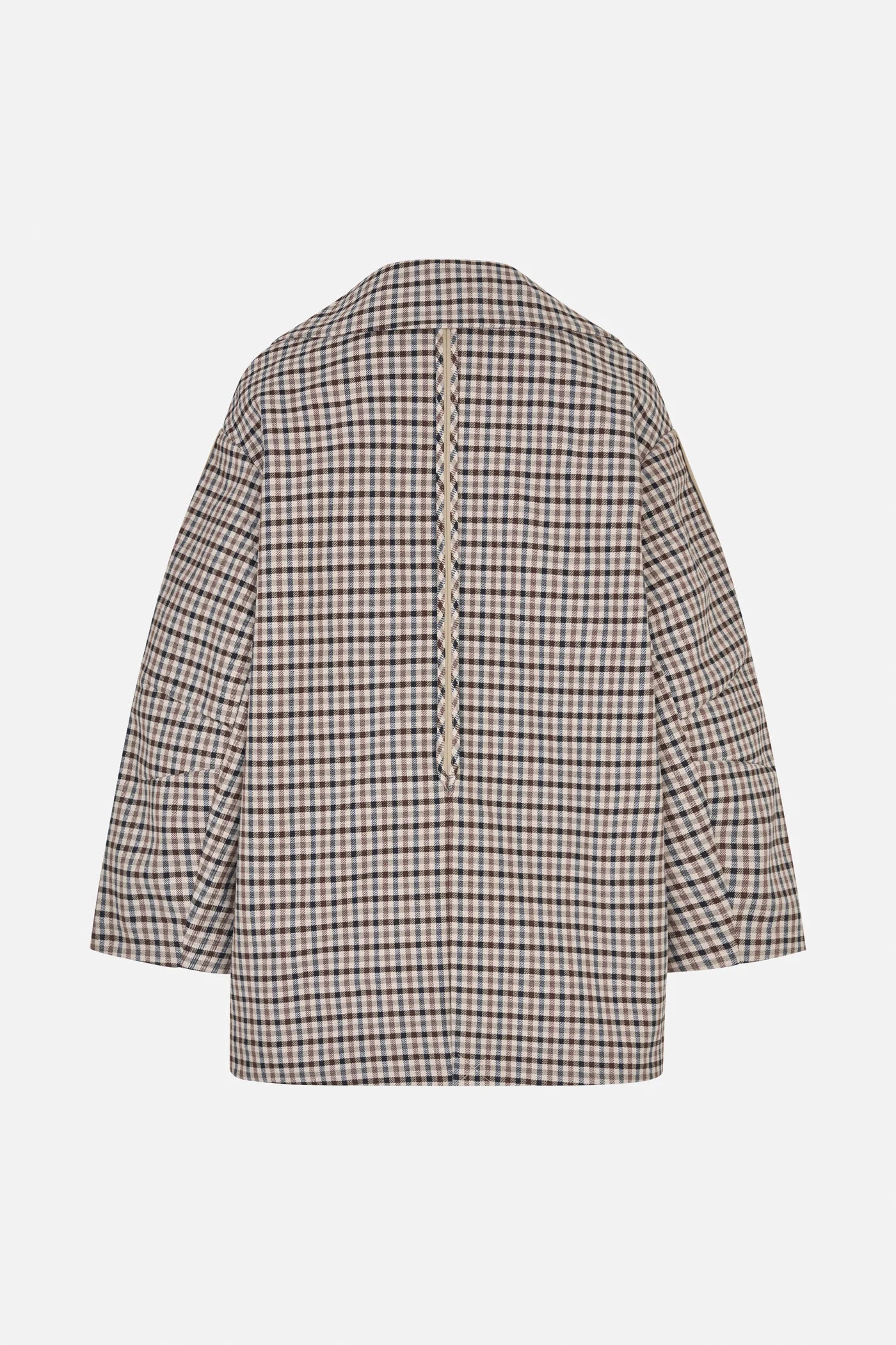 Baticia Jacket in Brown Camel Check