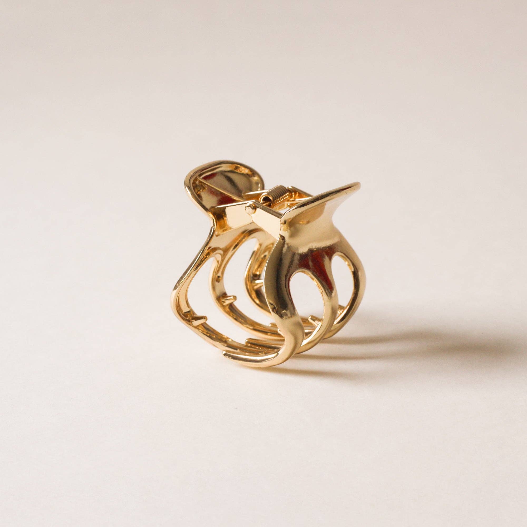 Metal Hair Claw Clip | Gold