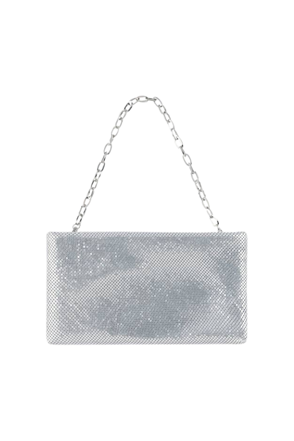 Cameron Shoulder Bag in Silver