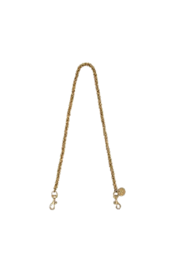 Thick Chain Shoulder Strap in Italian Brass