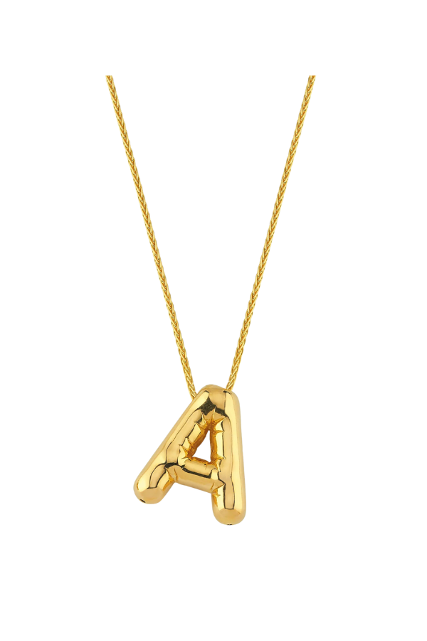 Necklace Balloon Letter A