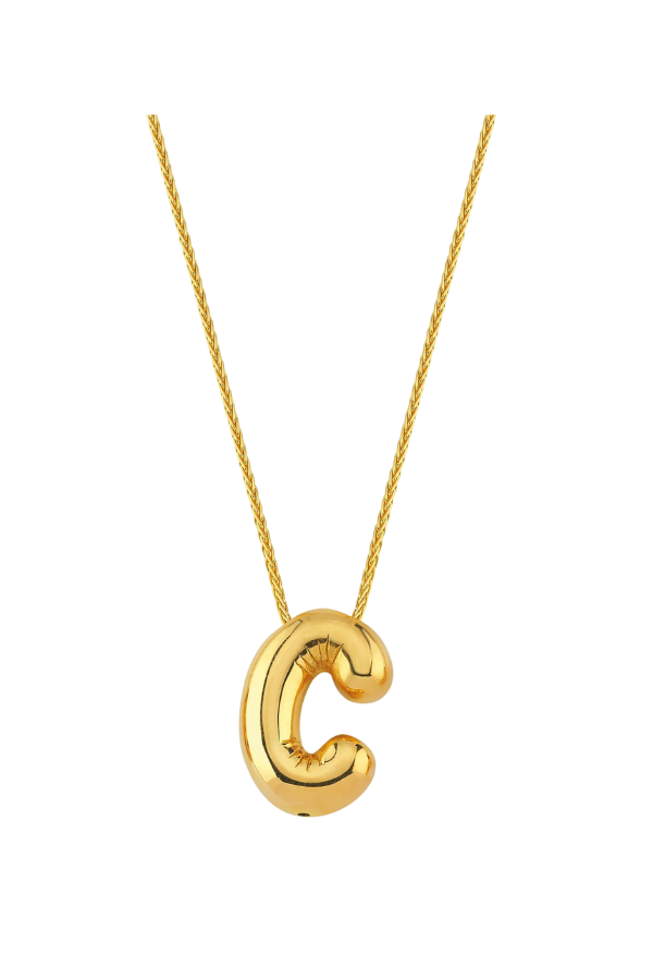 Necklace Balloon Letter C