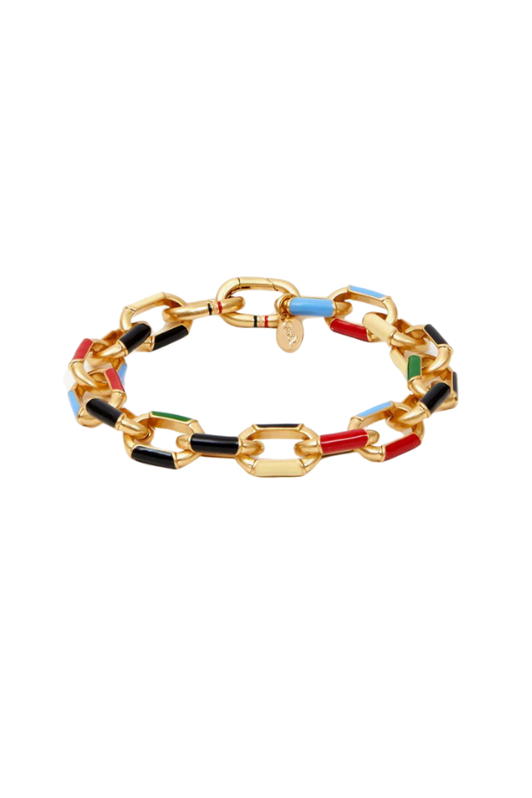 Le Link Bracelet in Vintage Gold/Multi