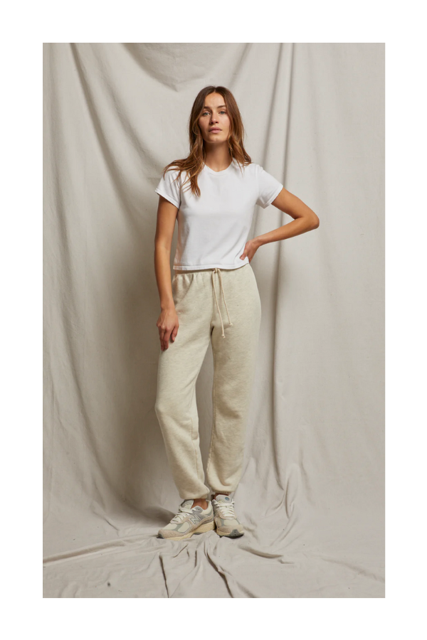 Michelle fleece jogger in oatmeal