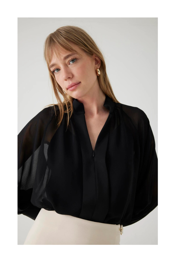 Arlene Blouse in Black