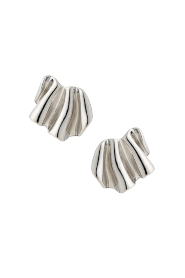 Wrinkle in Time Studs in Silver