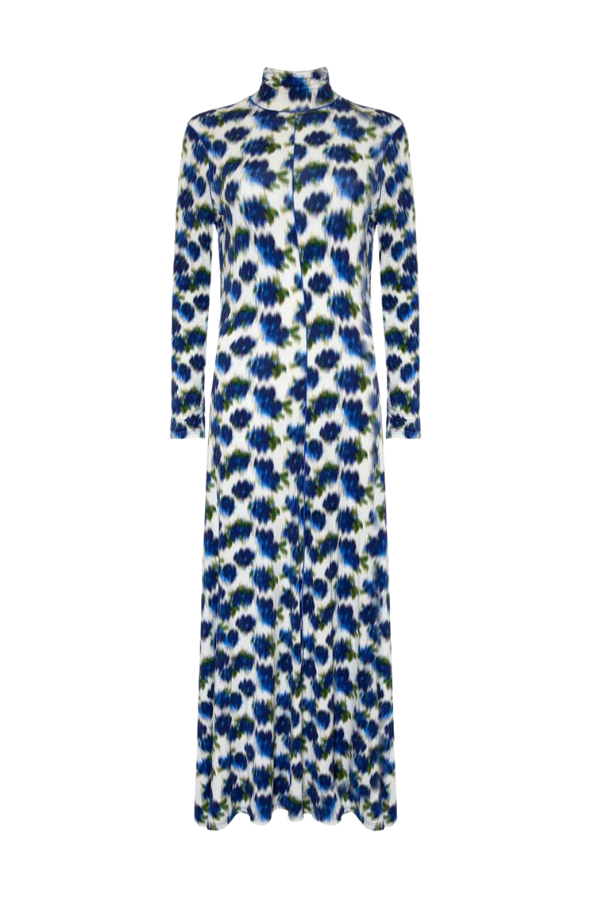 Kings Hill Dress in Ikat Rose