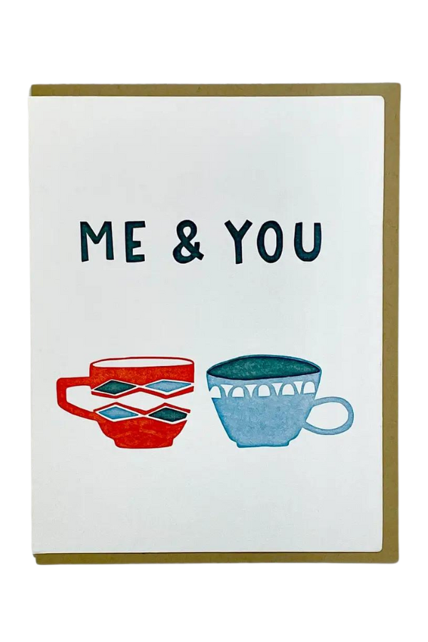 Me & You Mugs Card