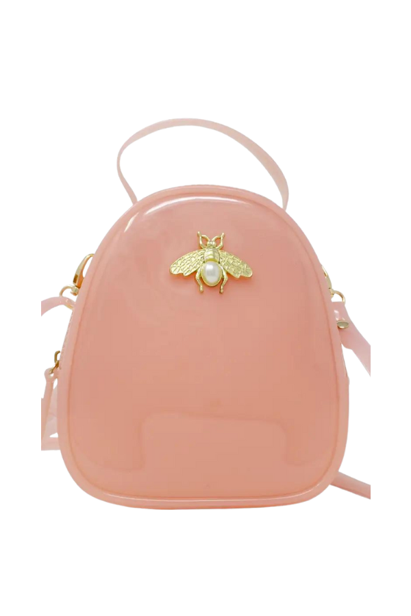 Jelly Crossbody Bee Bag in Pink
