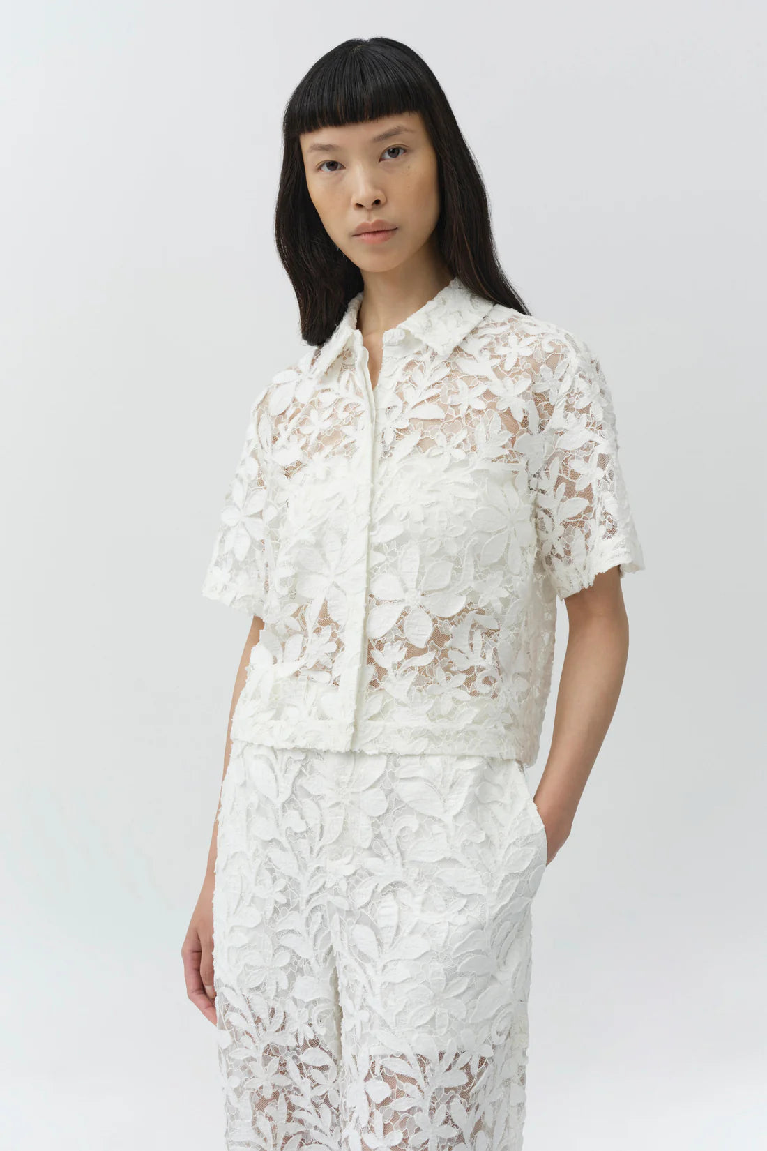 Annaelle Cotton Lace Top