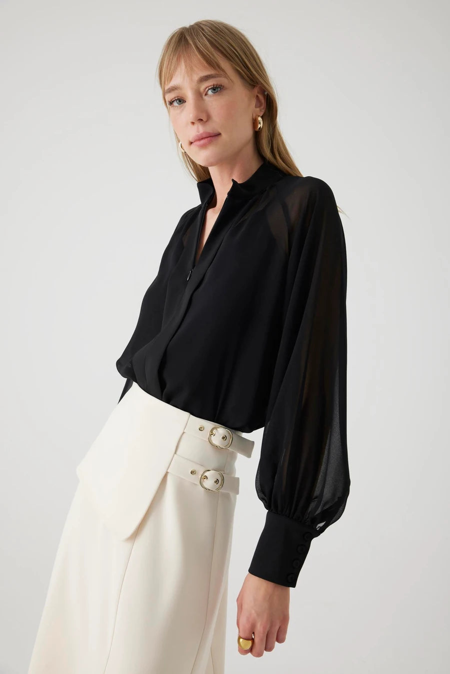 Arlene Blouse in Black