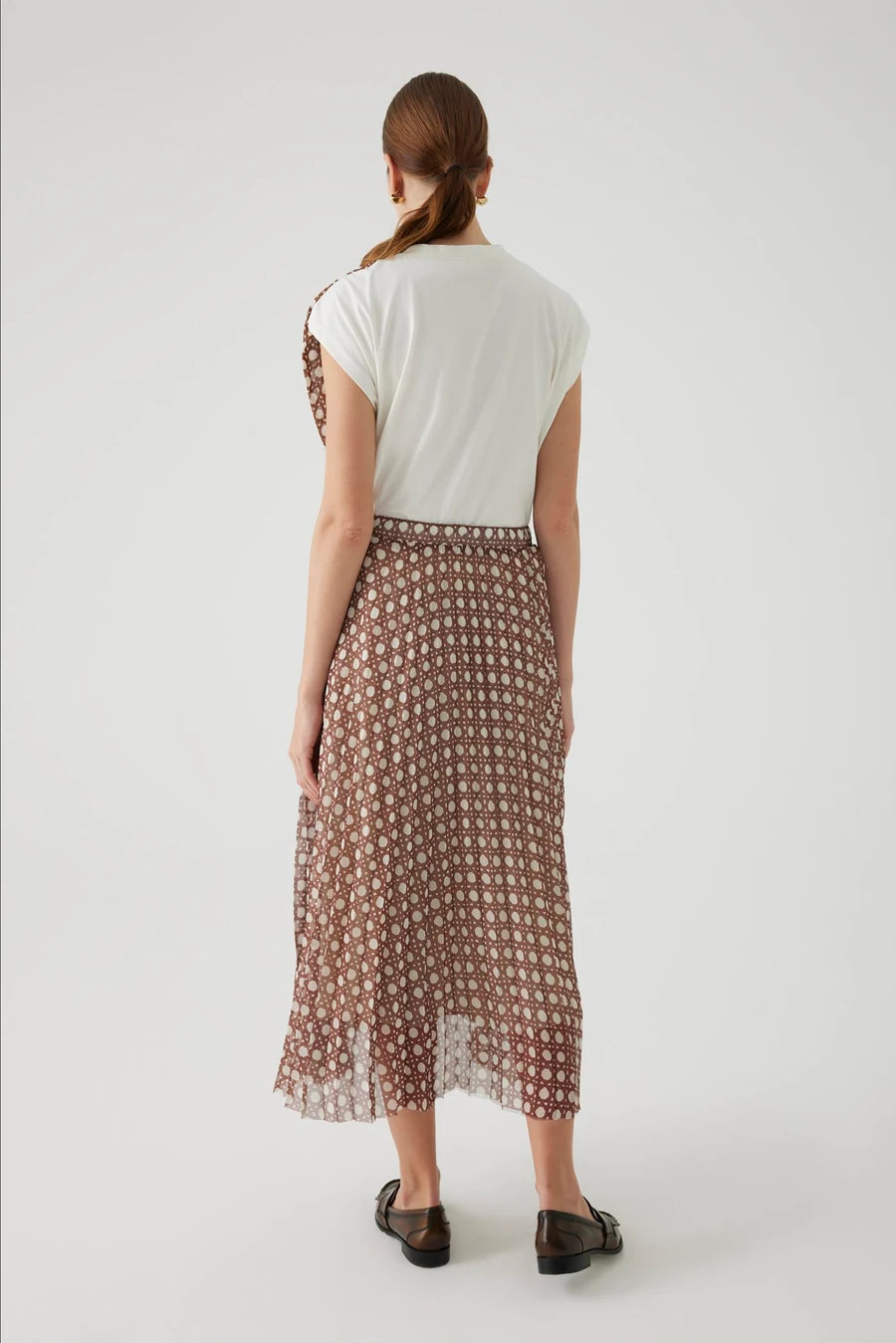 Anita Skirt in Bone Coffee