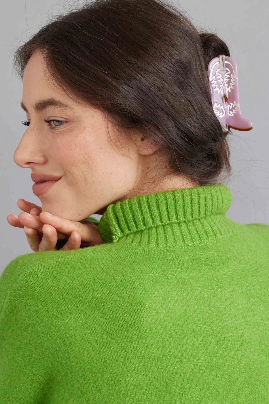 Western Claw Clip - Mauve