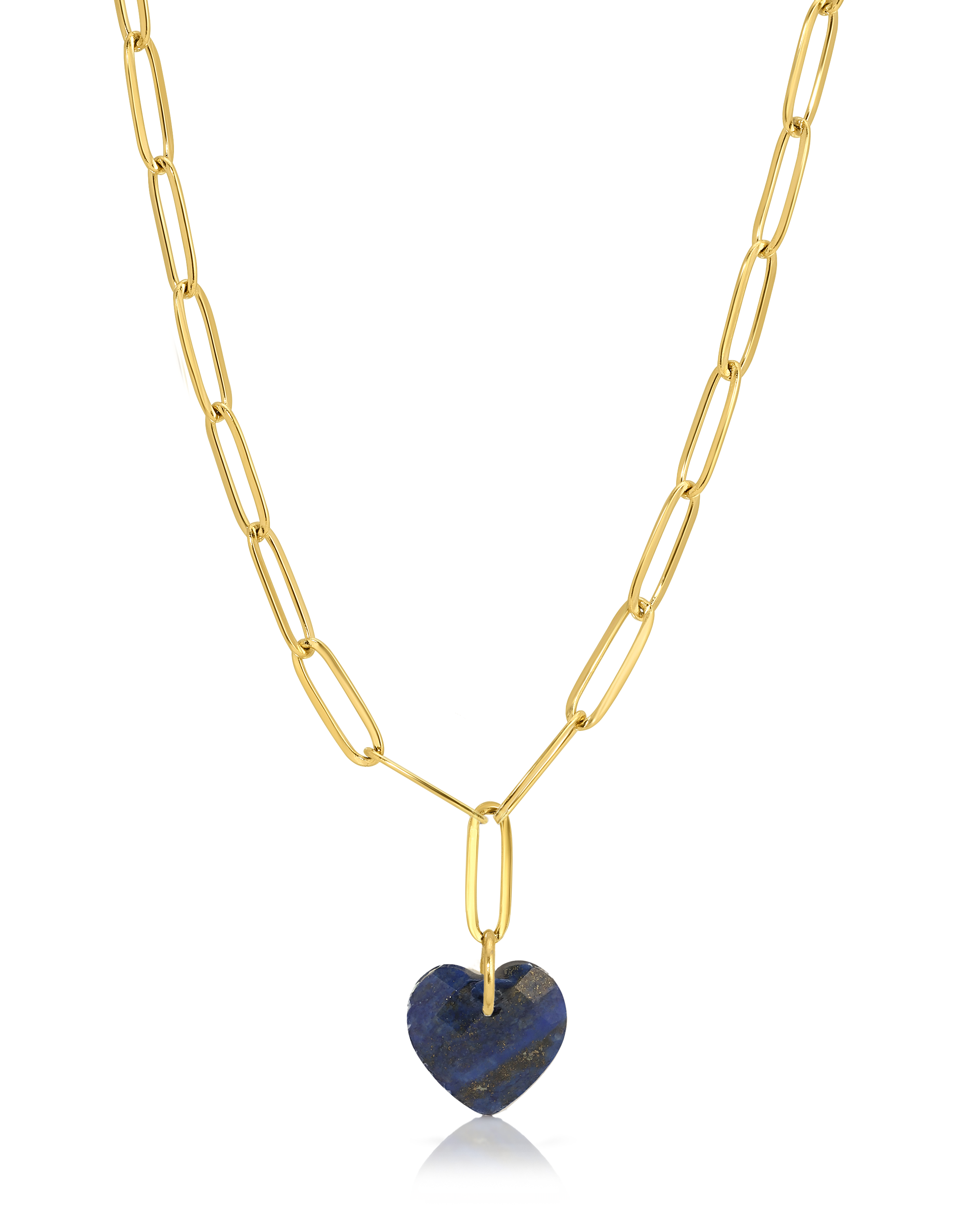 Tula Necklace: Lapis / Gold