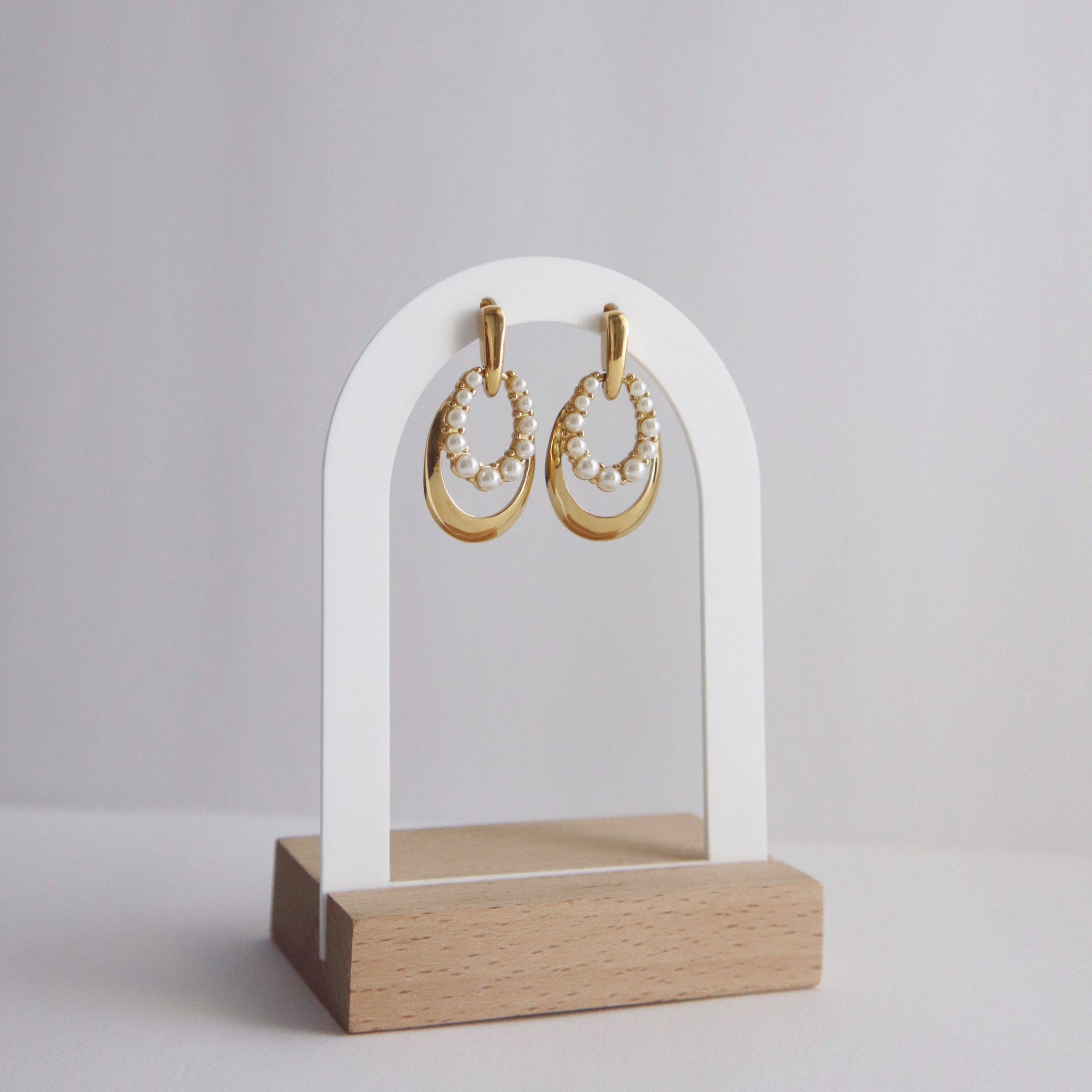 Estelle Pearl Earrings | Lightweight Earrings