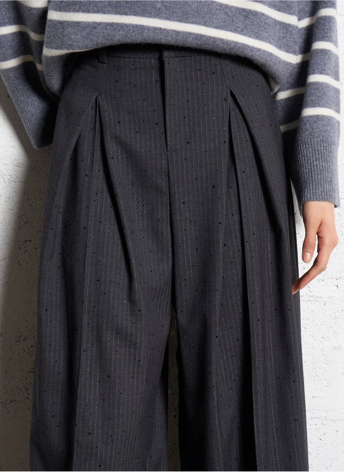 Julio Pants in Gris Chine