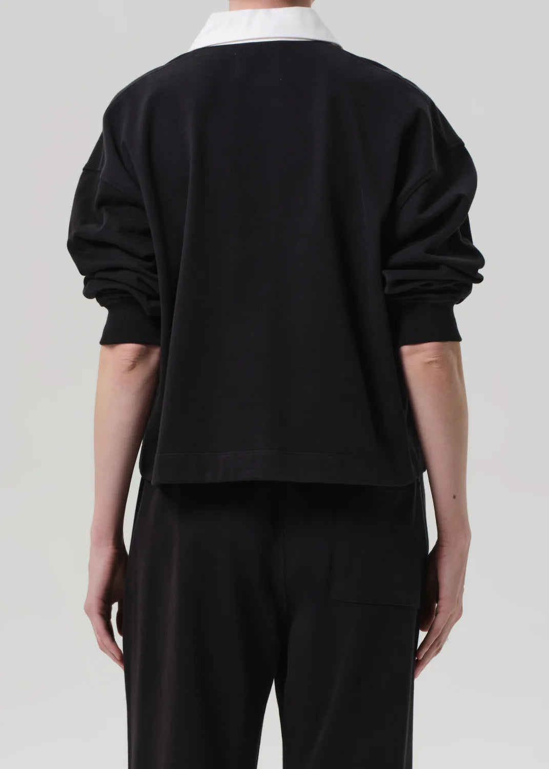 Aris Rugby Shirt in Black