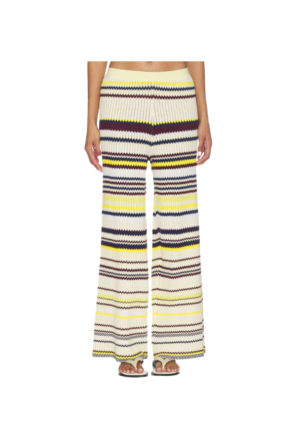 Farrah Pant in Yolk Multi