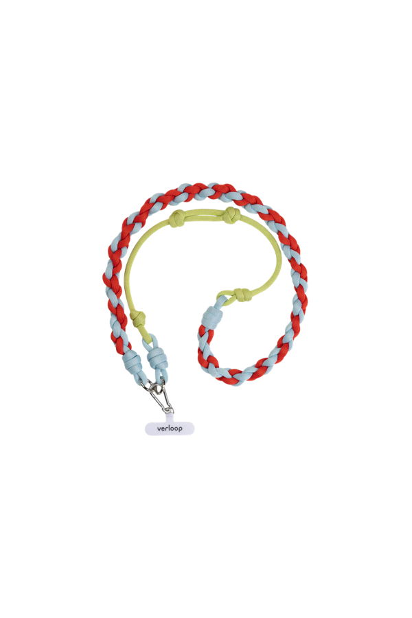 Trio Adjustable Phone Strap in Poppy Stone Blue