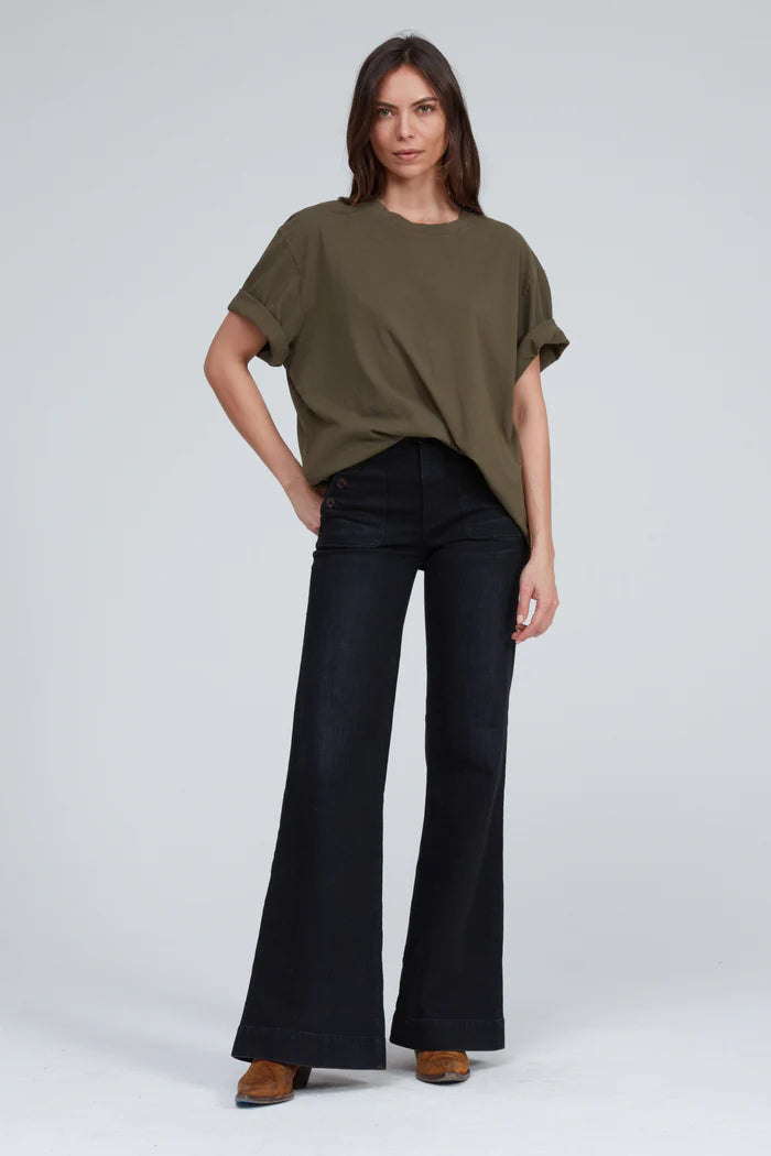 Brick House Wide Leg in Rock