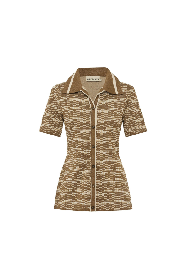 Stefanie Knit Top in Multi