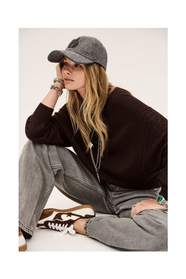 Jassida Knit Sweater in Chocolat