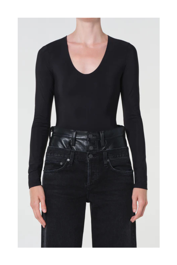 Clem Bodysuit in Black