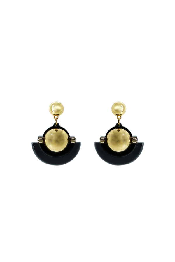 Pupile Earrings in Smoked