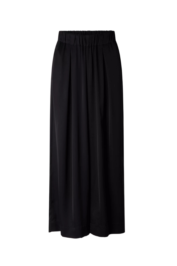 Isla Night Wide Leg Pants in Black