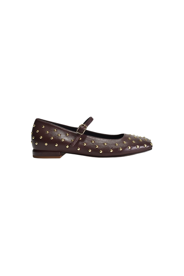 Millie Ballet Flat in Tmoro Leather