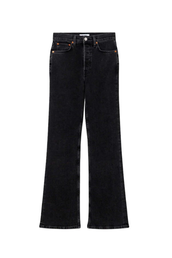 70s Bootcut Jean in Back to Black