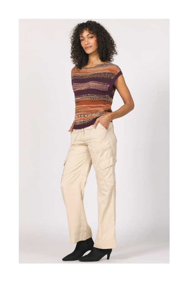 Lina Sweater in Dark Orchid Ombre