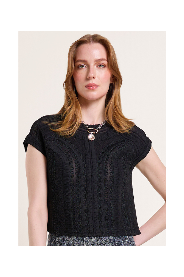 Cyril Top in Onyx Black