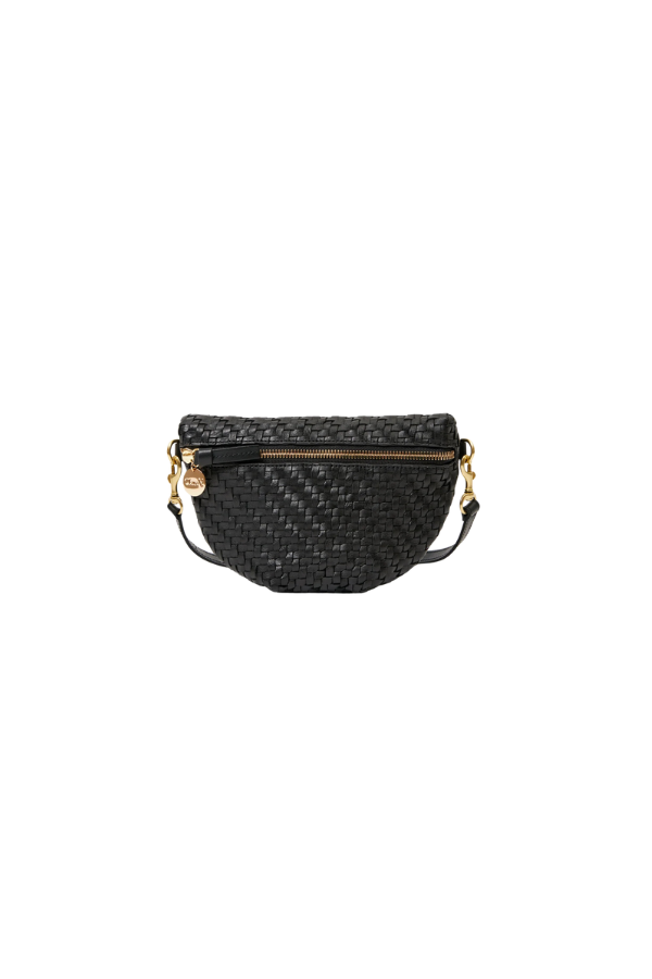 Petite Fanny in Black Woven Zig Zag