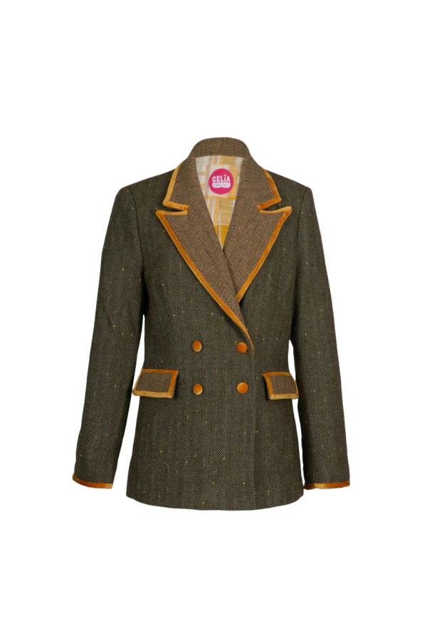 Sarang Jacket in Brown