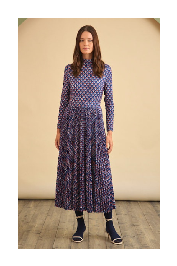 Sabine Dress in Autumn Fleur