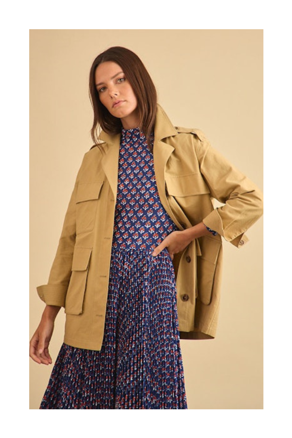 Sabine Dress in Autumn Fleur