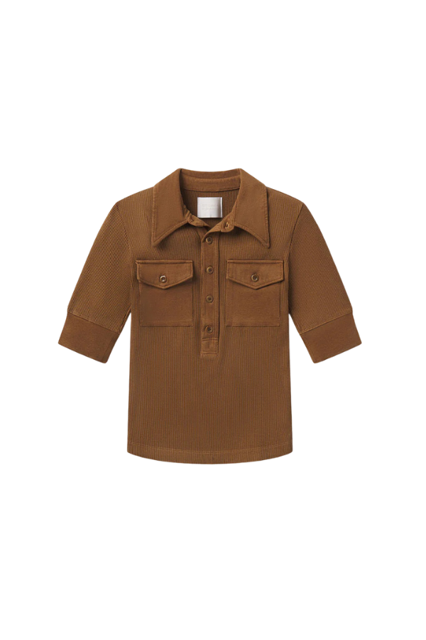 Amina Polo Shirt in Manuka