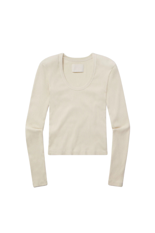 Mara U-Neck Top in Dune