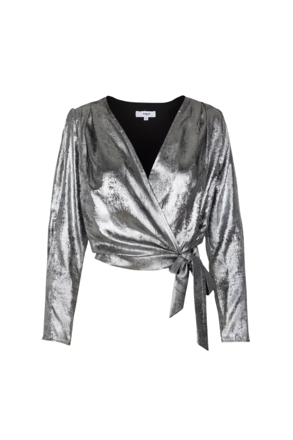 Leyla Blouse in Argent
