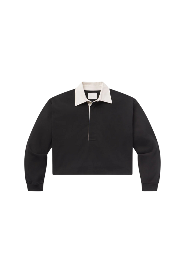 Aris Rugby Shirt in Black